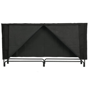 1.Go 8 Feet Firewood Log Rack Cover, All-Weather Heavy Duty Firewood Cover