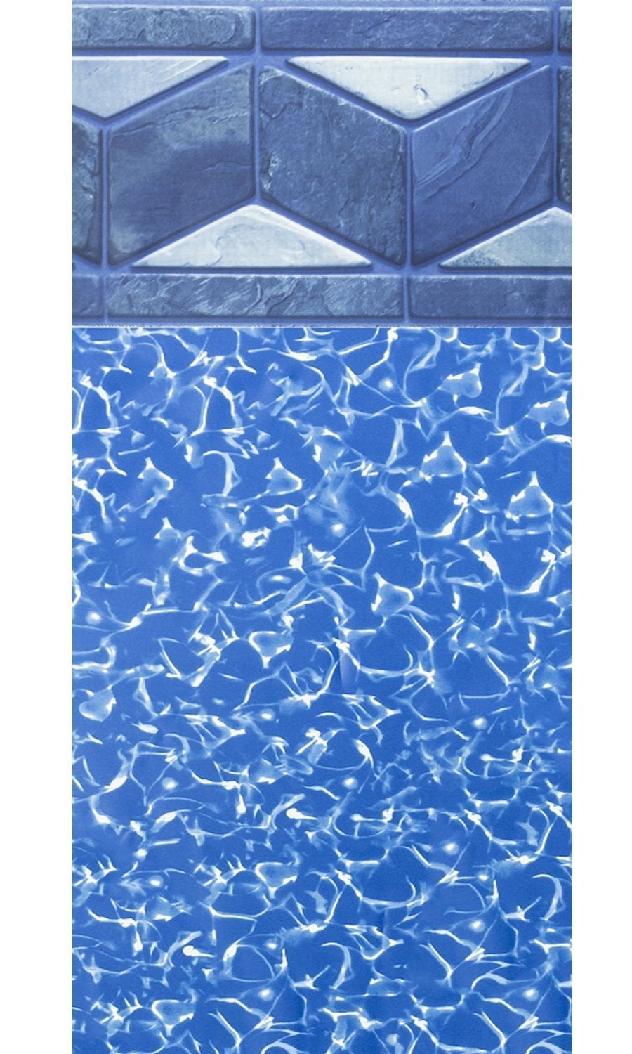 18 Ft. X 33 Ft. Oval 48 Inch High Unibead Swimming Pool Liner, 25 Gauge (Stone Harbor)
